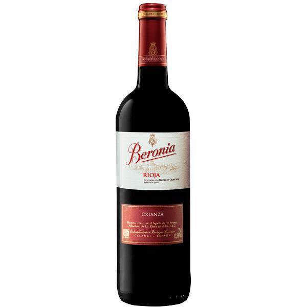 Vino Tinto Rioja Crianza 13.5 Beronia 75cL